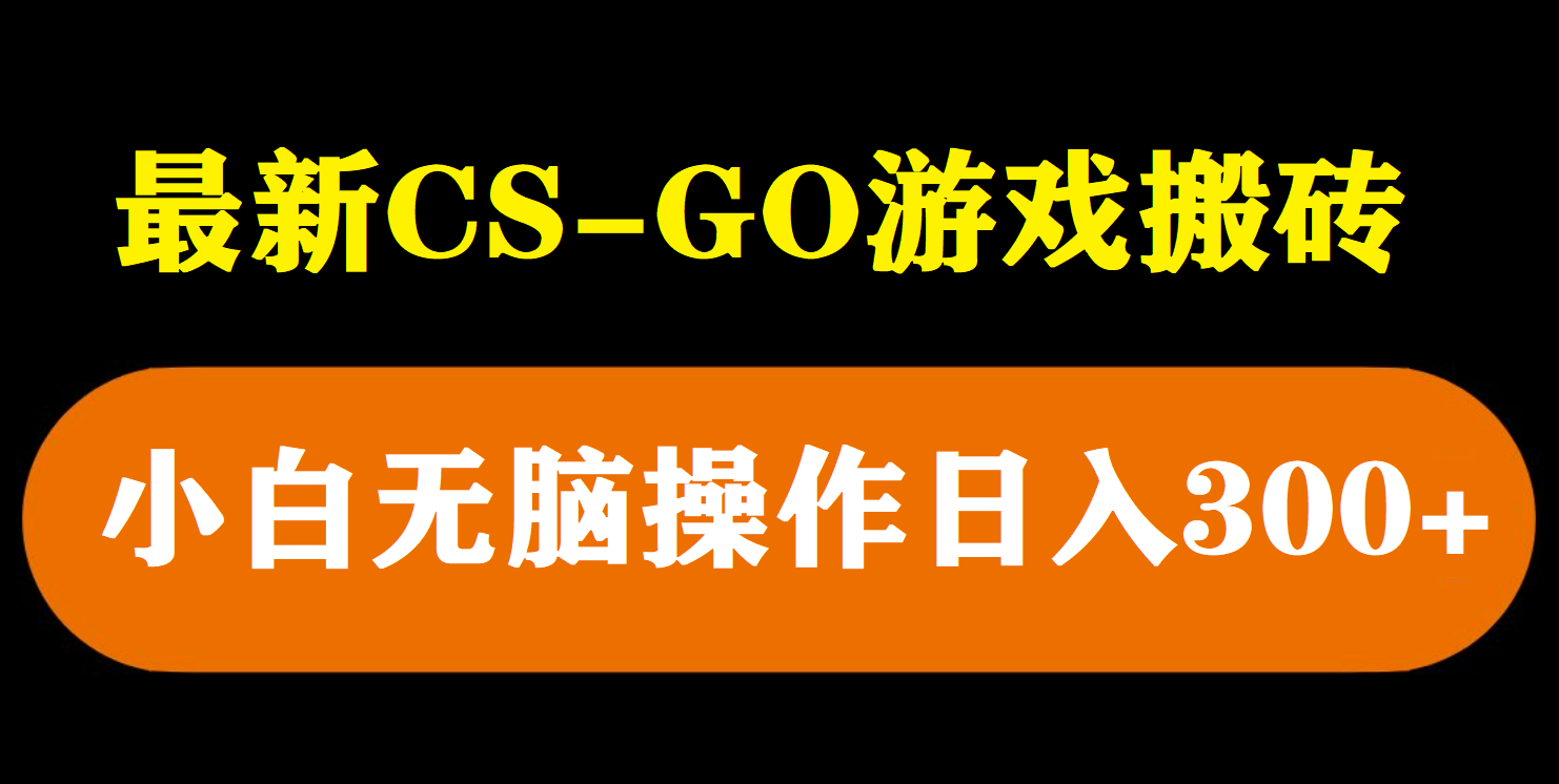 最新csgo游戏搬砖游戏，无需挂机小白无脑也能日入300+ -魔王知识星球