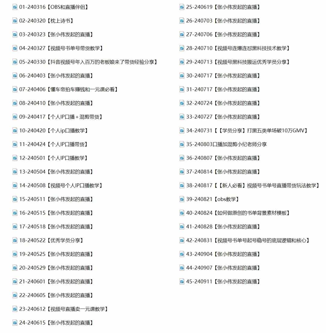图片[1]-2024视频号最新带货实战课：无人直播/书单号卖货/个人IP口播 (附资料素材)
